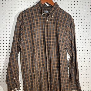 Southern Casanova Brown Plaid Dress Shirt